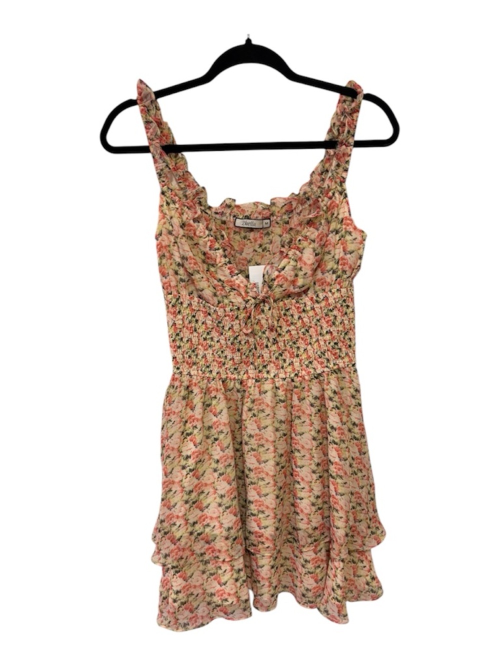 2Bella Sausalito floral mini dress Cottagecore Fairycore Festival hippie